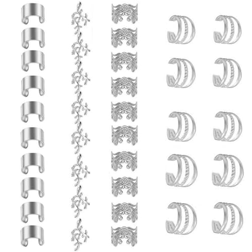 Goldene Geflecht Clip Haarperlen Losen Spulen Haarclip Dreadlock Perlengeflecht Ringe Haarringe Haarschmuck Für Geflecht von SueaLe