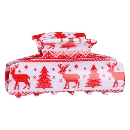 Haarklammer Mit Weihnachtlichem Thema Haarklammern Festliche Rentier Haarspangen Starker Halt Haarnadel Für Mädchen von SueaLe