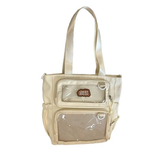 Japanische Schulmädchen Uniform Crossbody Body Student Anime Buch Klares Fenster Große Kapazität Reißverschlüsse Schulter Handtasche Pin Display Itabag Crossbody von SueaLe