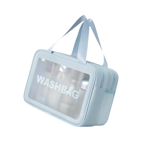 Klarer Make Up Beutel Handheld Kosmetikbeutel Große Kapazität Toilnee Hautpflege Aufbewahrung Waschung Für Frau Kosmetik Großkapazität Toilnee Handheld Make Up Hautpflege Organisator von SueaLe