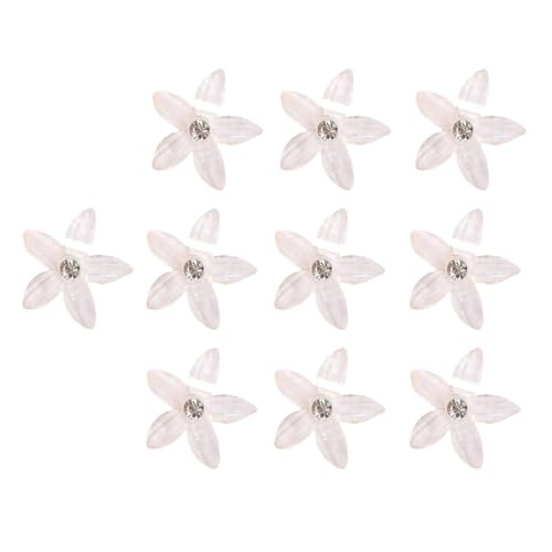 Kleine Blumenhaarclip 10pcs Hochzeitsfeier Dekorative Accessoires Haarnad Für Frauen Mädchen Metalllegierung Design Elegantes Haarclip Frauen von SueaLe