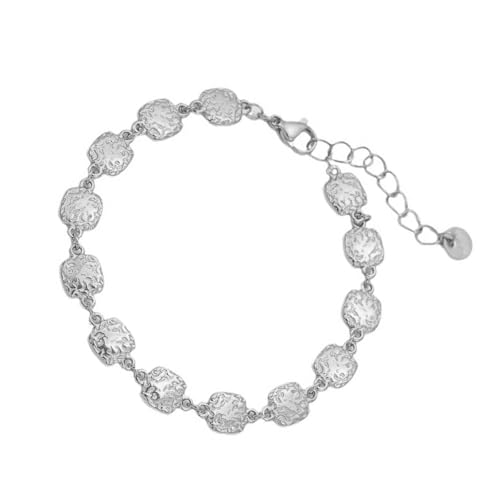 Mode Gold Oder Silber Hämmerungs Square Armband Schmuck Geeignet Für Geschäftsereignis Und Tägliche Outfits Für Partys Und Tägliche Outfits von SueaLe