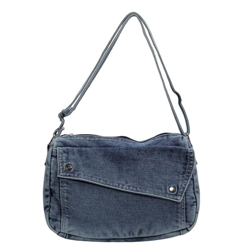 Modejeans Knödel Geldbeutel Für Frauen Umhängetaschen Mit Verstellbaren Gurt Crossbody Geldbörsen Für Reisen Und Arbeit Unisex Casual Satchel von SueaLe