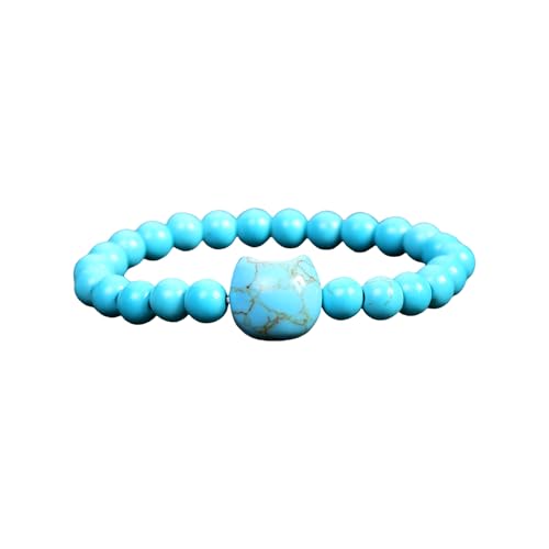 Modische Katzen Charme Kristallarmband Natürliche Edelsteine ​​Perlen Handchain Spirituelle Heilung Wristchain Schmuck von SueaLe