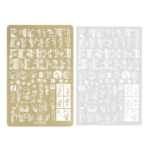 Nägel Kunst Stempel Templat von SueaLe