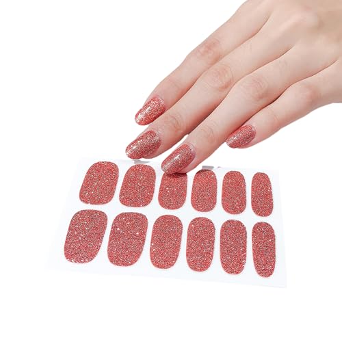 Nagellack Aufkleber Vollständig Gewickelt Nagellack Abziehbilder Selbstklebende Art Polnisch Aufkleber Für Frauen Und Mädchen Maniküre Tipps von SueaLe