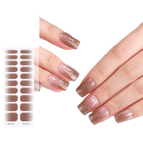 Professionelle Gel Nagelstreifen Komplette Wraps Für Mädchen Keine Wartezeit Keine Nagelschäden LED Lampe Erforderlich Nageldekoration von SueaLe