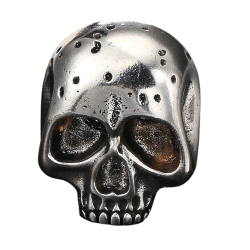 Retro Skull Head Brosche Gothic Styles Abzeichen Für Rucksäcke Und Kleidung Modisches Halloween Geschenk Für Männer Und Frauenschädel Kopfnadel von SueaLe