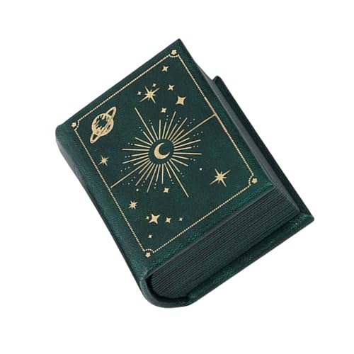 SueaLe Benutzerfreundliche PU Lederringe Box Raffinierte Buchstile Schmuckfall Organisatoren Für Eheringe Und Andenken von SueaLe