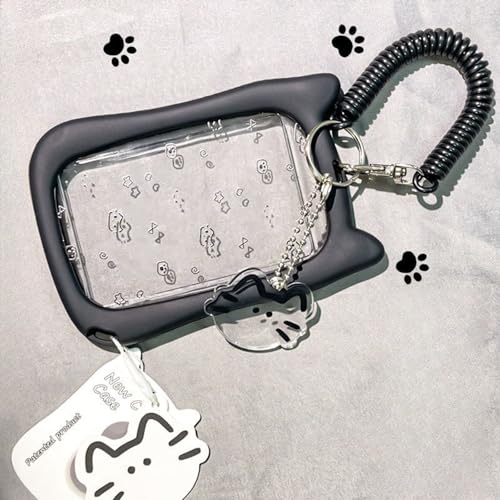 SueaLe Clear Card Holder Schlüsselbundhalter Kartenhülse Wasserfestes Buskarte Beschützer Kreditkartenabdeckungen Kartenschutzbeschützer von SueaLe