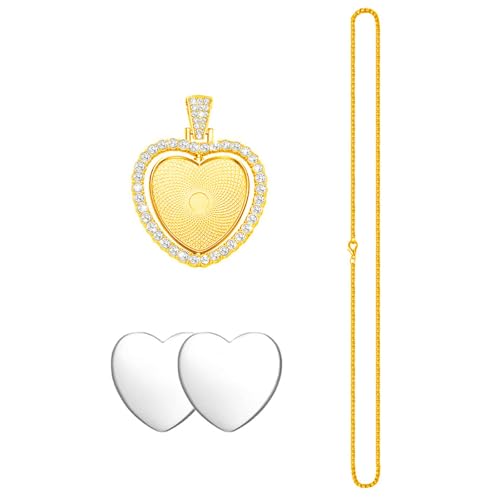 SueaLe Doppelseitiger Herz Anheizt Halskette Set Rotierende Inlay Tablettschmuck Die Accessoires Für Modische Frauen Mädchen Machen SueaLe Doppelseitiger Herz Anheizt Halskette Set Rotierende Inlay Tablettschmuck Die Accessoires Für Modische Frauen Mädchen Machen von SueaLe