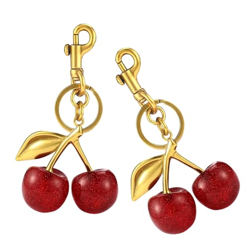 SueaLe Einzigartige Cherrys Love Lock Keychain Charm Elegant Designs Schlüsselhalter Zubehör Tragbar Für Modische Personen SueaLe Einzigartige Cherrys Love Lock Keychain Charm Elegant Designs Schlüsselhalter Zubehör Tragbar Für Modische Personen von SueaLe