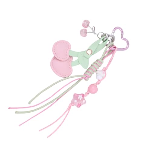 SueaLe Geflochtene Seilbeutel Orament Practical Fruit Design Charme Schlüsselbund Für Handtaschen Geldbeutel Rucksack Dekoration Und Gebenkirschschlüsselkettenbeutelzubehör von SueaLe
