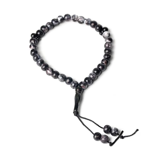 SueaLe Handgefertigte Gebetsperlen Traditioneller Tasbih Für Muslime 33 Rosenkranzperlen Armband Islamische Muslime Religion Eid Geschenk Arabisch Gebet von SueaLe