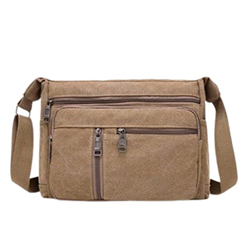 SueaLe Männer Canvas Umhängetaschen Freizeit Tasche Reisen Männer Crossbody Bod von SueaLe