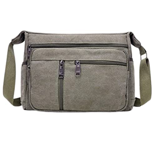 SueaLe Männer Canvas Umhängetaschen Freizeit Tasche Reisen Männer Crossbody Bod von SueaLe