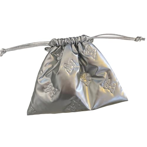 SueaLe Mode Bowknot PU Handtasche Raffinierte PU Bowknot Schmuckbeutel Mit Kordelschluss Für Frauen Mädchen Elegante Schmuckverpackung von SueaLe