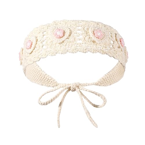 Sunproof Haarband Für Damen Herz Gehäkelt Rechteckig Turban Elastische Haarbänder Turban Frühling Sommer Haarschmuck Bohemian Stirnbänder Für Frauen Bohemian Stirnbänder Für Frauen von SueaLe