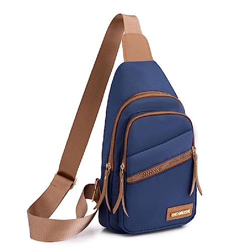 Umhängetasche Hüfttasche Brusttasche Nylon Gürteltasche Geldbörse Große Kapazität Sporttasche Vielseitige Reisetasche Brusttasche von SueaLe