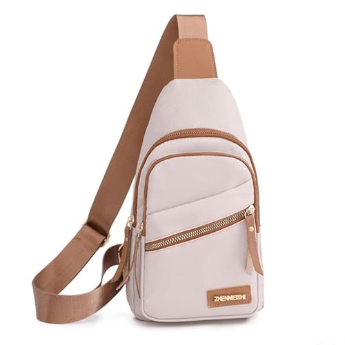 Umhängetasche Hüfttasche Brusttasche Nylon Gürteltasche Geldbörse Große Kapazität Sporttasche Vielseitige Reisetasche Brusttasche von SueaLe