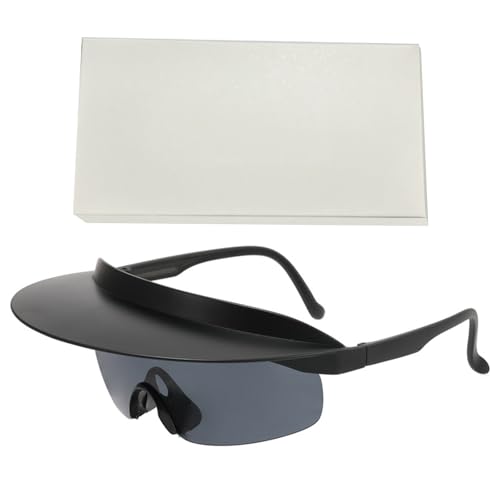 Visier Befestigt An Sonnenbrillen Sonnenbrillen Mit Visier Angeschlossener Fahrrad Schattenwinddichte Sonnenbrille Schatten von SueaLe