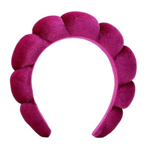 Weiches Schwamm Stirnband Für Frauen Und Mädchen Rutschfestes Gesichtswasch Stirnband Make Up Hairhoop Weiches Samt Haarband Zubehör Modisches Schwamm Stirnband Mädchen Stirnband von SueaLe