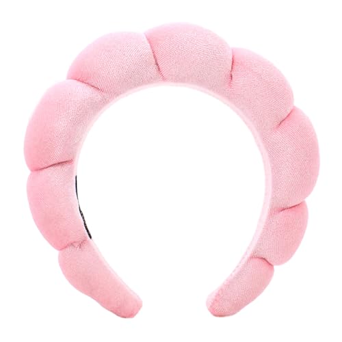 Weiches Schwamm Stirnband Für Frauen Und Mädchen Rutschfestes Gesichtswasch Stirnband Make Up Hairhoop Weiches Samt Haarband Zubehör Modisches Schwamm Stirnband Mädchen Stirnband von SueaLe