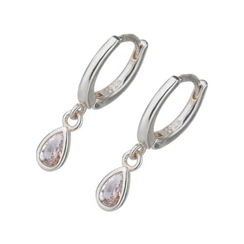 Zarte Wassertropfen Ohrringe Elegante Ohrstollen Legierung Textur Fashion Date Ohrringe Perfekt Für Arbeiten Oder Soziale Versammlungen Tränenzirkonien von SueaLe