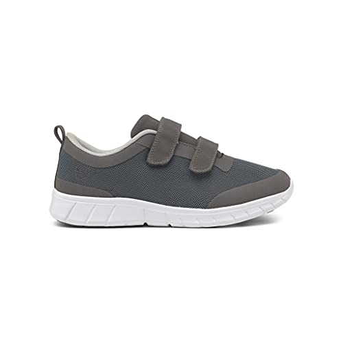 Suecos Unisex ALMA Velcro Low-top, Grey/GRIS, 45 EU von Suecos