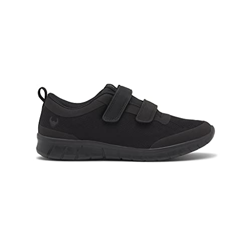 Suecos Unisex ALMA Velcro Low-top, Schwarz/Black, 43 EU von Suecos