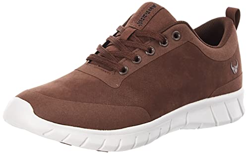 Suecos Unisex Seele Velvety Sneaker, braun, 41 EU Weit von Suecos