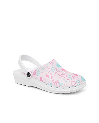 Suecos Unisex Oden Fusion Print Arbeitsclogs, Estampado, 39 EU Weit von Suecos