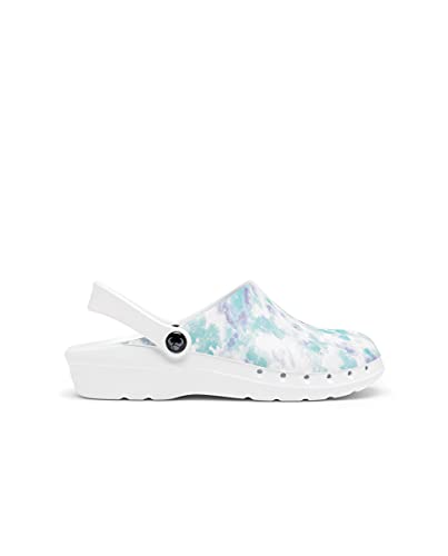 Suecos Unisex Oden Fusion Print Schuh für das Gesundheitswesen, Wasserblume, 41 EU Weit von Suecos