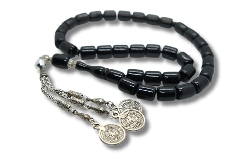 33 Handgefertigter Tesbih Islamischer Gebetsrosenkranz Faturan Misbaha Amber Prayerbeads Bakalite tasbeeh Tasbih Turkish Kehribar Bernstein Gebetskette Ay Yildiz Türkiye Osmanli Natur Schwarz 33 Handgefertigter Tesbih Islamischer Gebetsrosenkranz Faturan Misbaha Amber Prayerbeads Bakalite tasbeeh Tasbih Turkish Kehribar Bernstein Gebetskette Ay Yildiz Türkiye Osmanli Natur Schwarz von Sükrü Baba