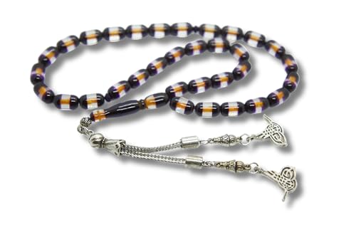 Sükrü Baba 33 Tesbih Islamischer Gebetsrosenkranz Faturan Misbaha Amber Prayerbeads Bakalite tasbeeh Tasbih Turkish Kehribar Bernstein Gebetskette Natur Ay Yildiz Türkiye Osmanli ottoman von Sükrü Baba