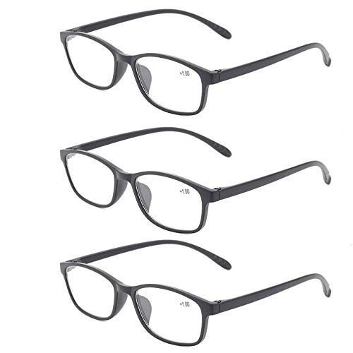 Suertree Blaulicht Leserille 3 Pack Blaulichtfilter Computer Brille Leicht TR90 Augenoptik Lesehilfe für Damen Herren 3.0x Suertree Blaulicht Leserille 3 Pack Blaulichtfilter Computer Brille Leicht TR90 Augenoptik Lesehilfe für Damen Herren 3.0x von Suertree