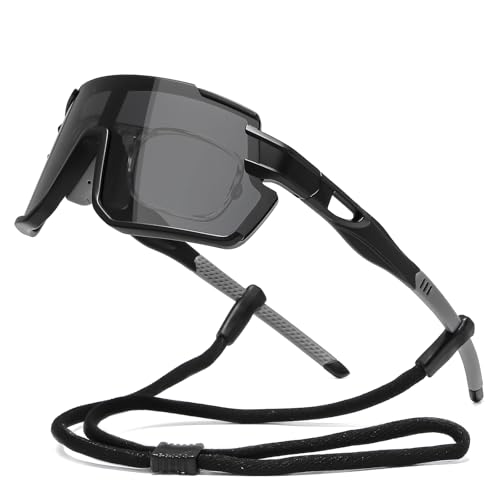 Suertree Fahrradbrille Sportbrille Damen Herren, Schnelle Brille, UV400 Sonnenbrille Sport mit Kurzsichtige Rahmen, Rennrad Brille für Radsport, Laufen, Outdoor-Aktivitäten Suertree Fahrradbrille Sportbrille Damen Herren, Schnelle Brille, UV400 Sonnenbrille Sport mit Kurzsichtige Rahmen, Rennrad Brille für Radsport, Laufen, Outdoor-Aktivitäten von Suertree