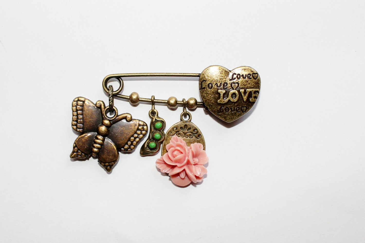 Brosche Elegante Kilt Pin/Sicherheit Pin Charm Kollektion Brosche Elegante Kilt Pin/Sicherheit Pin Charm Kollektion von SuesArts