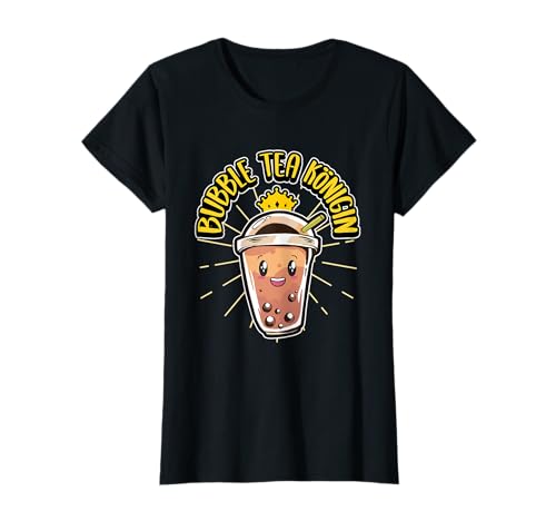 Lustig Bubble Tea Königin Tapioka Perlen Mädchen Spruch T-Shirt von Süß Boba Tea Tapioca Pearl Sprüche Geschenke