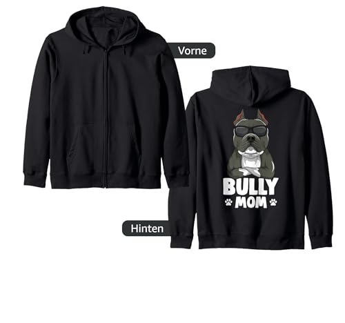 American Bully Mom Hunde Mama Damen Kapuzenjacke von Süße American Bully Geschenke