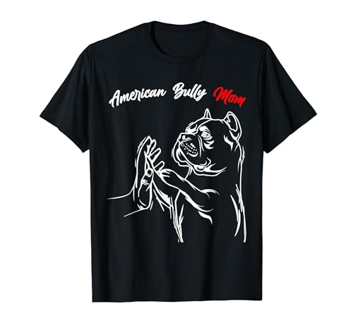 American Bully Mom Hunde Mama Frauchen Frauen T-Shirt von Süße American Bully Geschenke