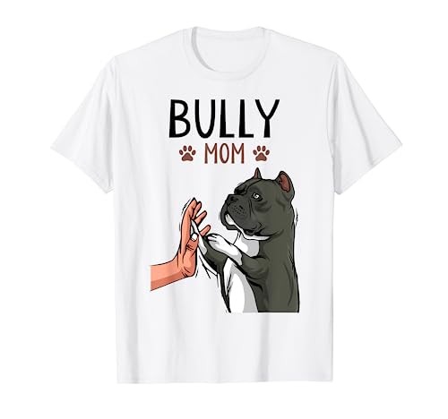 American Bully Mom Hunde Mama Frauchen T-Shirt von Süße American Bully Geschenke