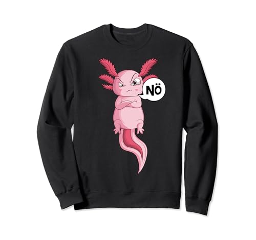 Axolotl Nö Salamander Kinder Mädchen Jungen Frauen Sweatshirt von Süße Axolotl Designs & Geschenkideen
