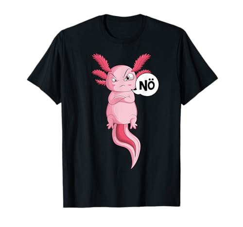 Axolotl Nö Salamander Kinder Mädchen Jungen Frauen T-Shirt von Süße Axolotl Designs & Geschenkideen