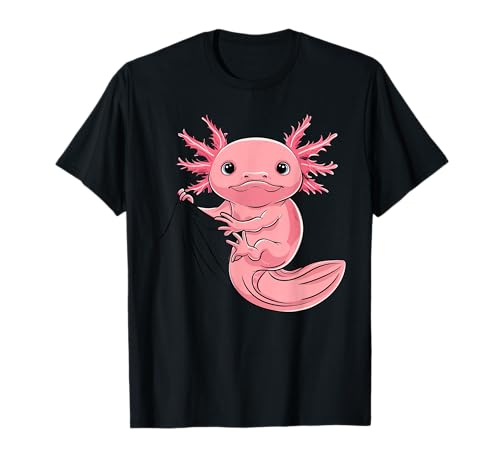 Axolotl Salamander Kinder Frauen Mädchen Niedlich Axolotl T-Shirt von Süße Axolotl Designs & Geschenkideen