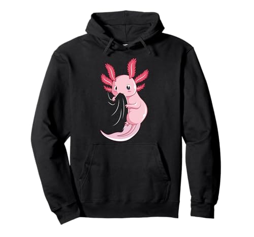 Axolotl Salamander Kinder Frauen Mädchen Pullover Hoodie von Süße Axolotl Designs & Geschenkideen