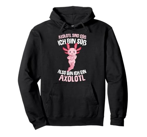 Axolotl sind süß Salamander Damen Mädchen Kinder Pullover Hoodie von Süße Axolotl Designs & Geschenkideen