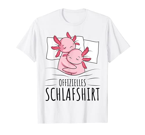 Offizielles Schlafshirt Axolotl Kinder Mädchen Damen Herren T-Shirt Offizielles Schlafshirt Axolotl Kinder Mädchen Damen Herren T-Shirt von Süße Axolotl Designs & Geschenkideen