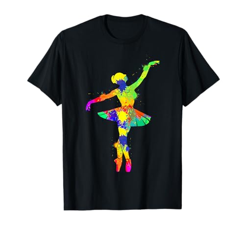 Ballerina Ballet Damen Mädchen Kinder T-Shirt von Süße Ballerina Geschenkideen