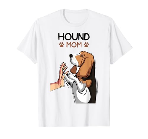 Basset Hound Hunde Mama Mom Frauchen T-Shirt von Süße Basset Hound Hund Geschenke